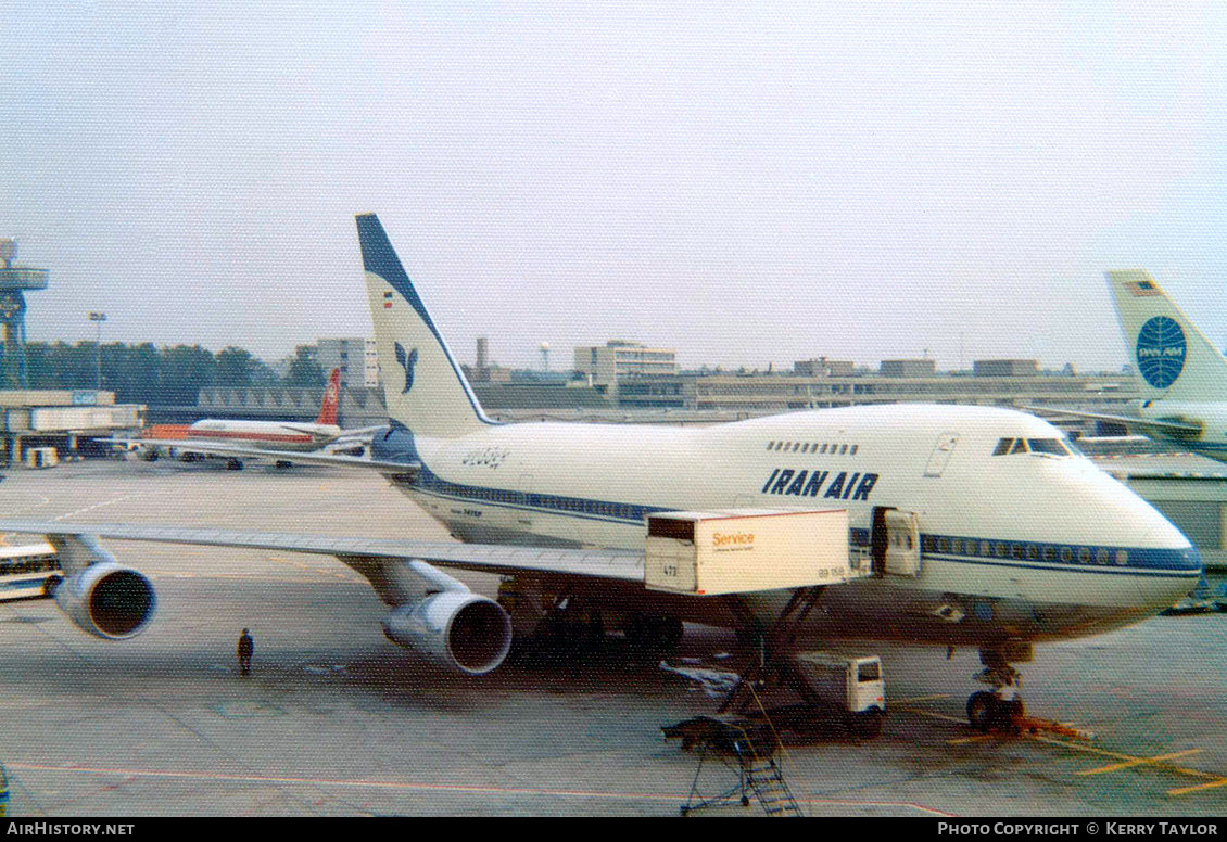 Aircraft Photo of EP-IAB | Boeing 747SP-86 | Iran Air | AirHistory.net #623188