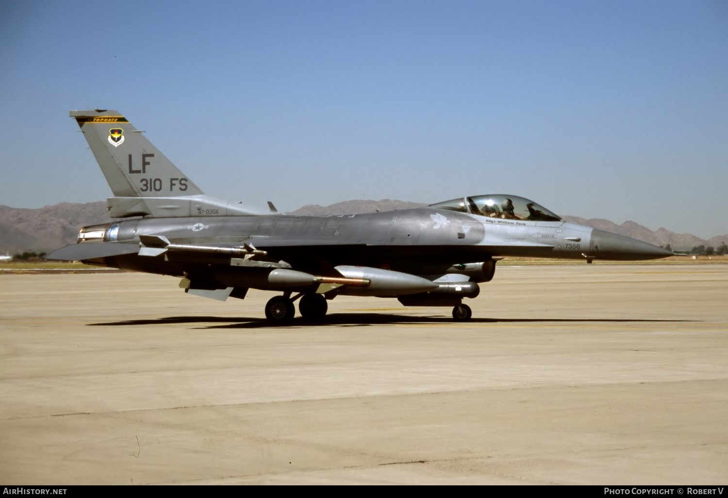 Aircraft Photo of 87-0356 | General Dynamics F-16CG Fighting Falcon | USA - Air Force | AirHistory.net #623192
