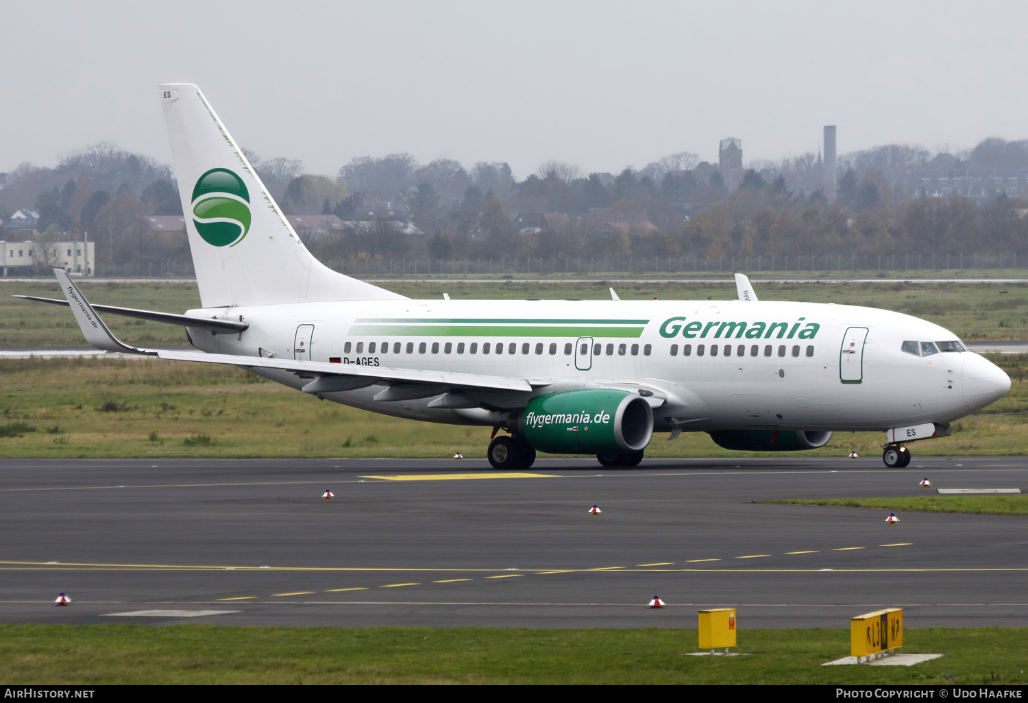 Aircraft Photo of D-AGES | Boeing 737-75B | Germania | AirHistory.net #623211