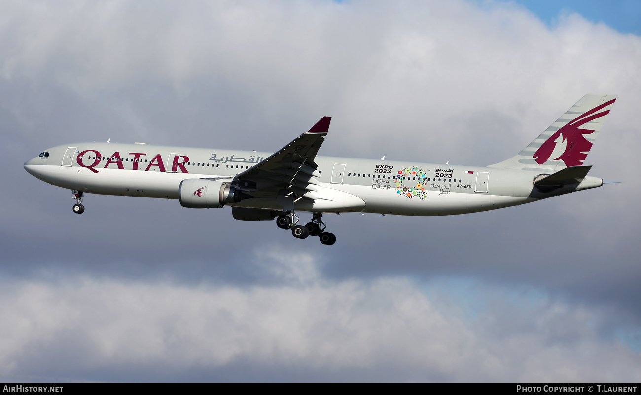 Aircraft Photo of A7-AED | Airbus A330-302 | Qatar Airways | AirHistory.net #623218