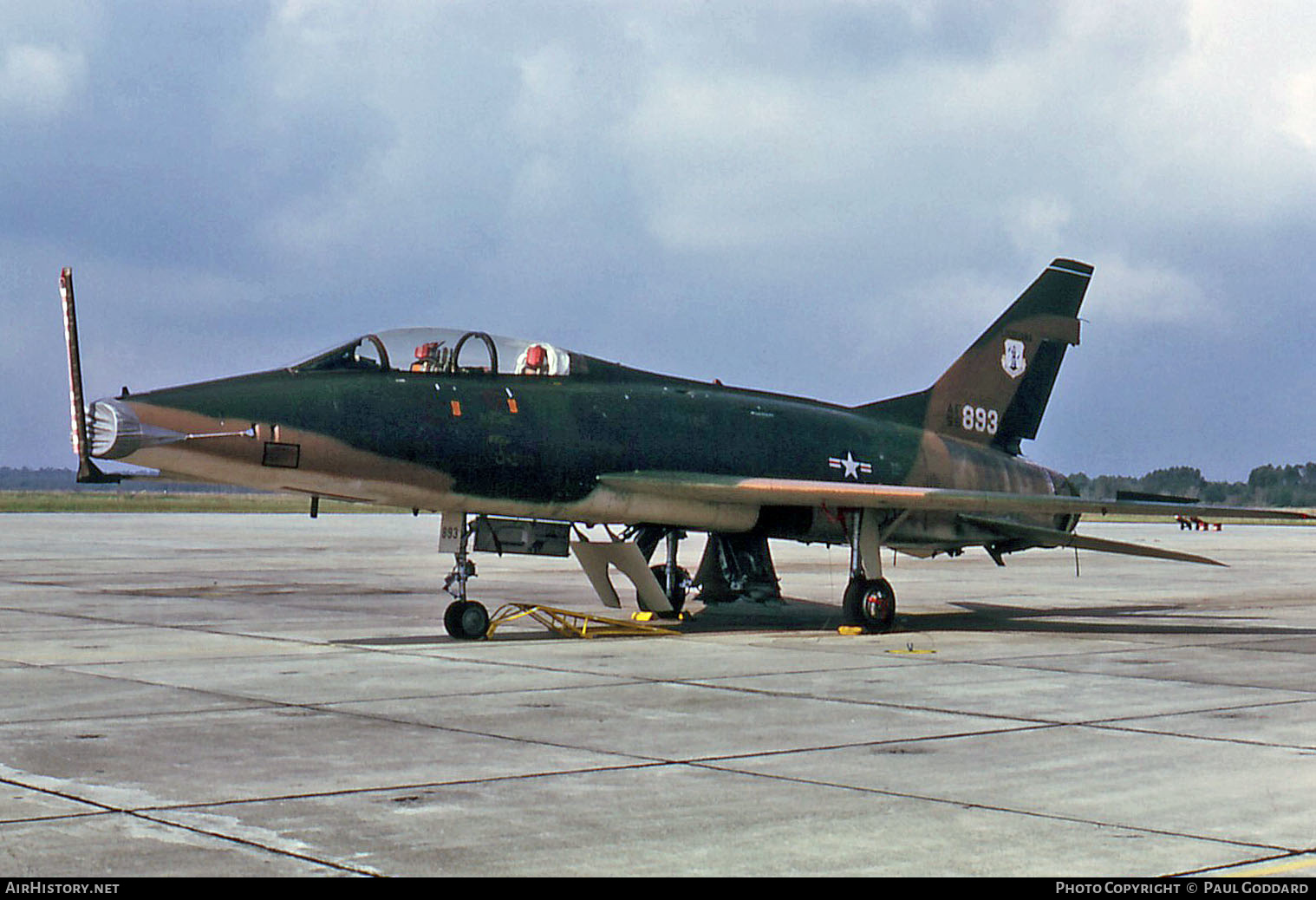 Aircraft Photo of 56-3893 / AF56-893 | North American F-100F Super Sabre | USA - Air Force | AirHistory.net #623235