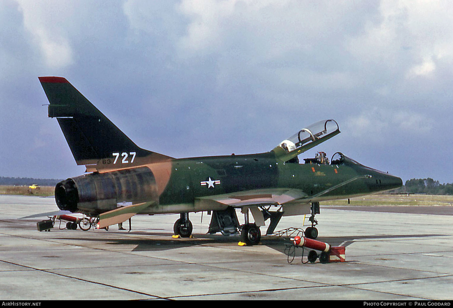 Aircraft Photo of 56-3727 / AF56-727 | North American F-100D Super Sabre | USA - Air Force | AirHistory.net #623236