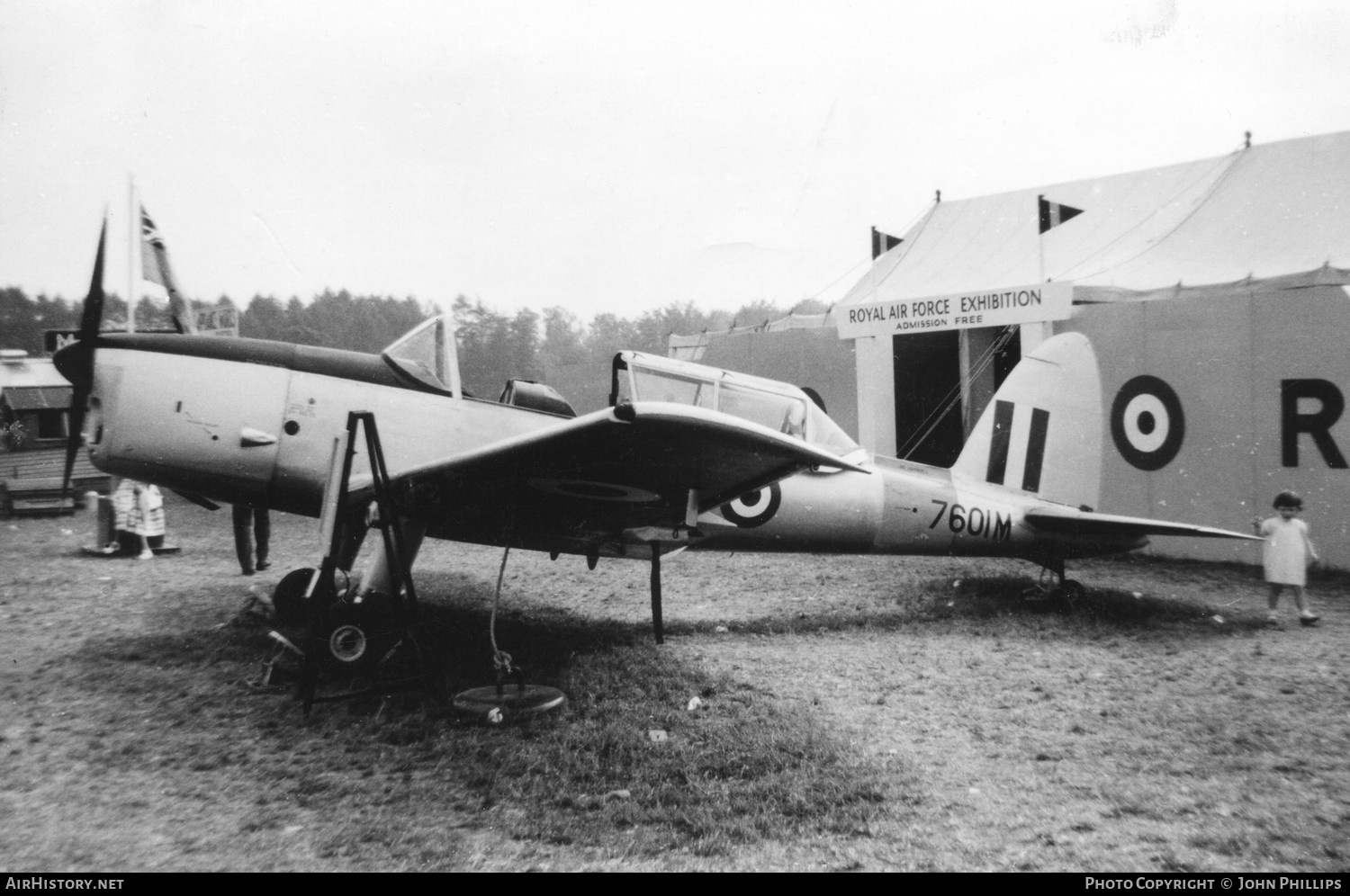 Aircraft Photo of 7601M | De Havilland Canada DHC-1 Chipmunk T10 | UK - Air Force | AirHistory.net #623237