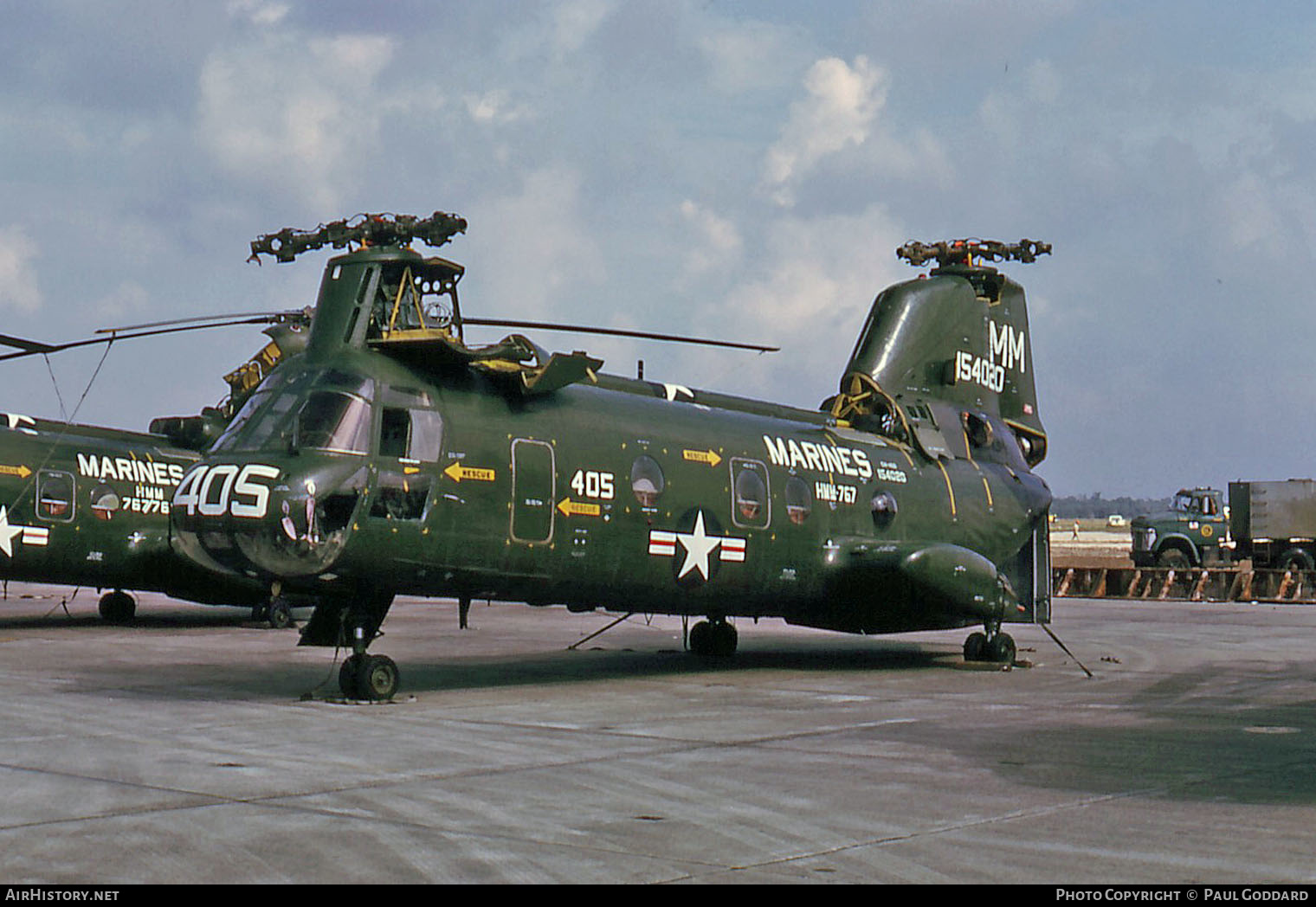 Aircraft Photo of 154020 | Boeing Vertol CH-46D Sea Knight | USA - Marines | AirHistory.net #623258