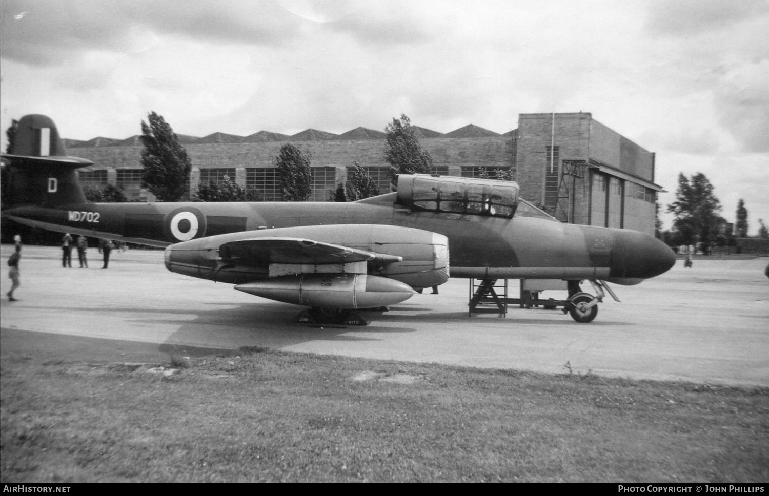 Aircraft Photo of WD702 | Gloster Meteor NF11 | UK - Air Force | AirHistory.net #623317