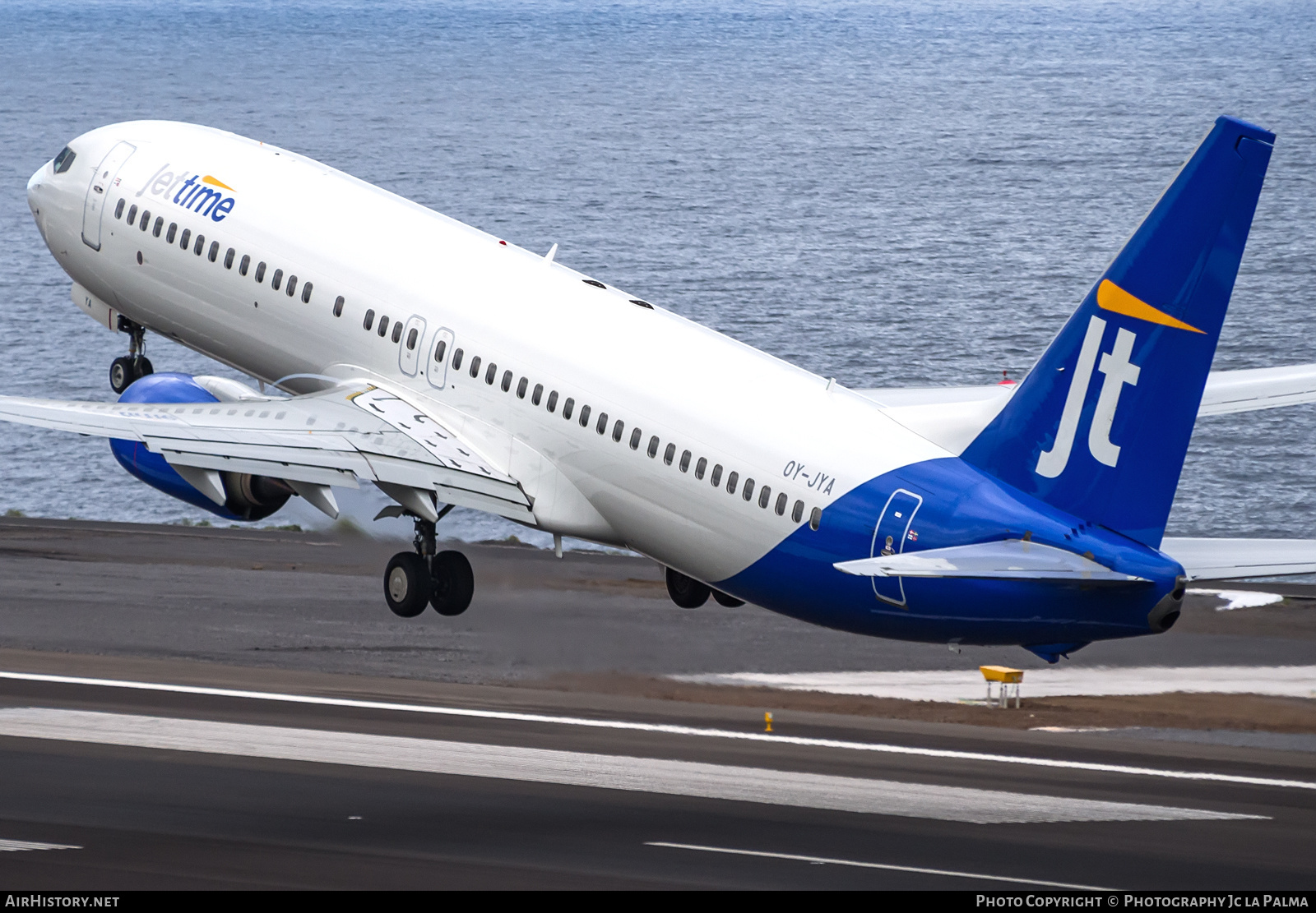 Aircraft Photo of OY-JYA | Boeing 737-8KN | Jettime | AirHistory.net #623319