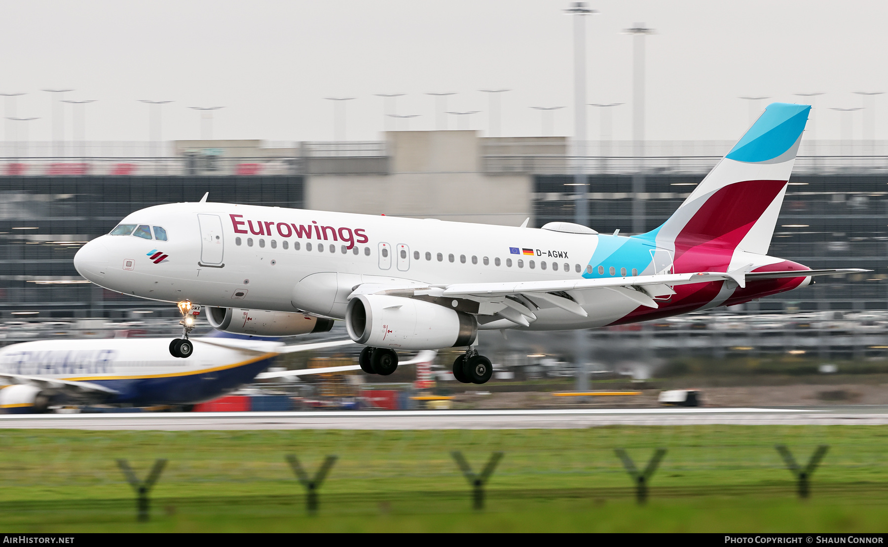 Aircraft Photo of D-AGWX | Airbus A319-132 | Eurowings | AirHistory.net #623344