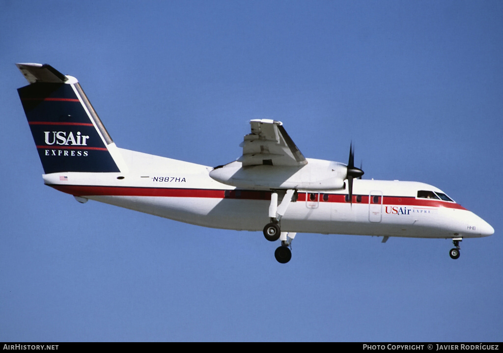 Aircraft Photo of N987HA | De Havilland Canada DHC-8-202 Dash 8 | USAir Express | AirHistory.net #623347