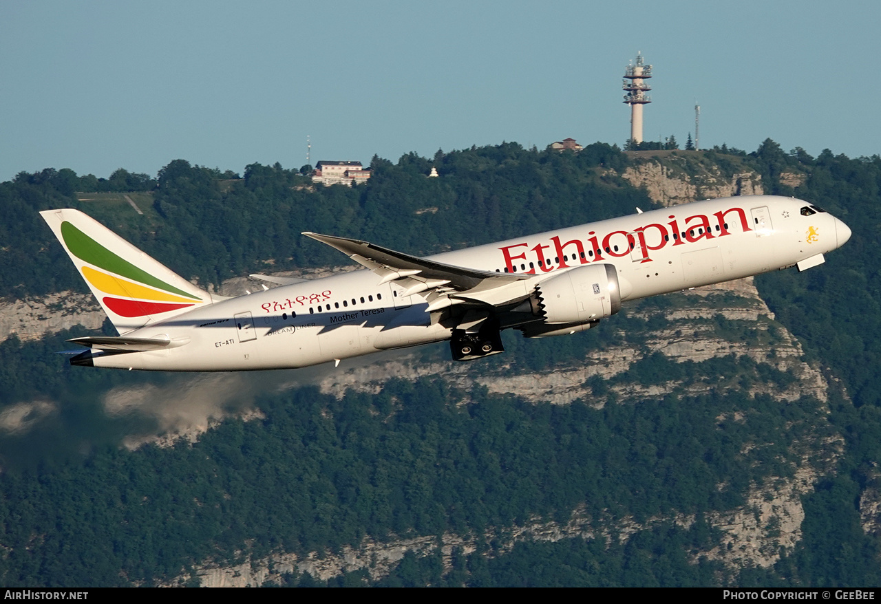 Aircraft Photo of ET-ATI | Boeing 787-8 Dreamliner | Ethiopian Airlines | AirHistory.net #623364