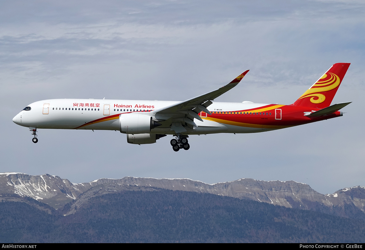 Aircraft Photo of F-WXAN | Airbus A350-941 | Hainan Airlines | AirHistory.net #623371