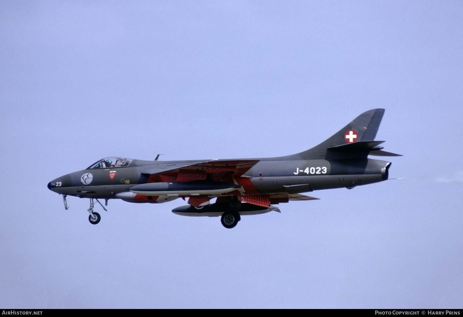 Aircraft Photo of J-4023 | Hawker Hunter F58 | Switzerland - Air Force | AirHistory.net #623373