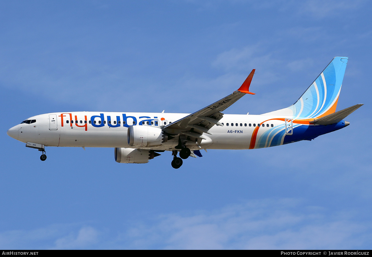 Aircraft Photo of A6-FKN | Boeing 737-8 Max 8 | Flydubai | AirHistory.net #623385