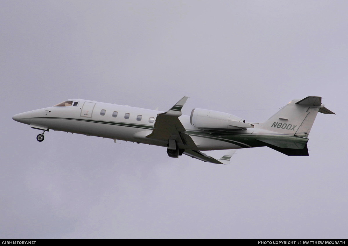 Aircraft Photo of N80DX | Learjet 60 | AirHistory.net #623408