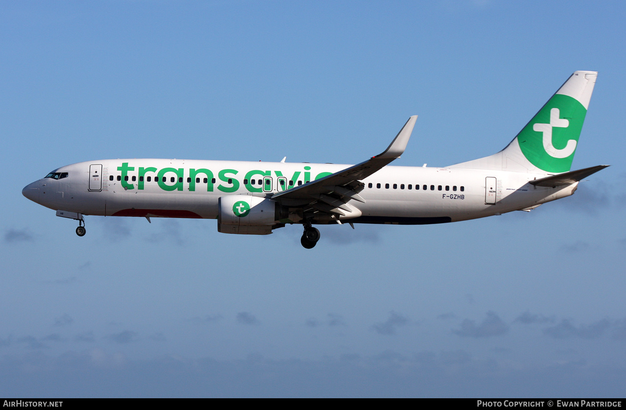 Aircraft Photo of F-GZHB | Boeing 737-8GJ | Transavia | AirHistory.net #623418