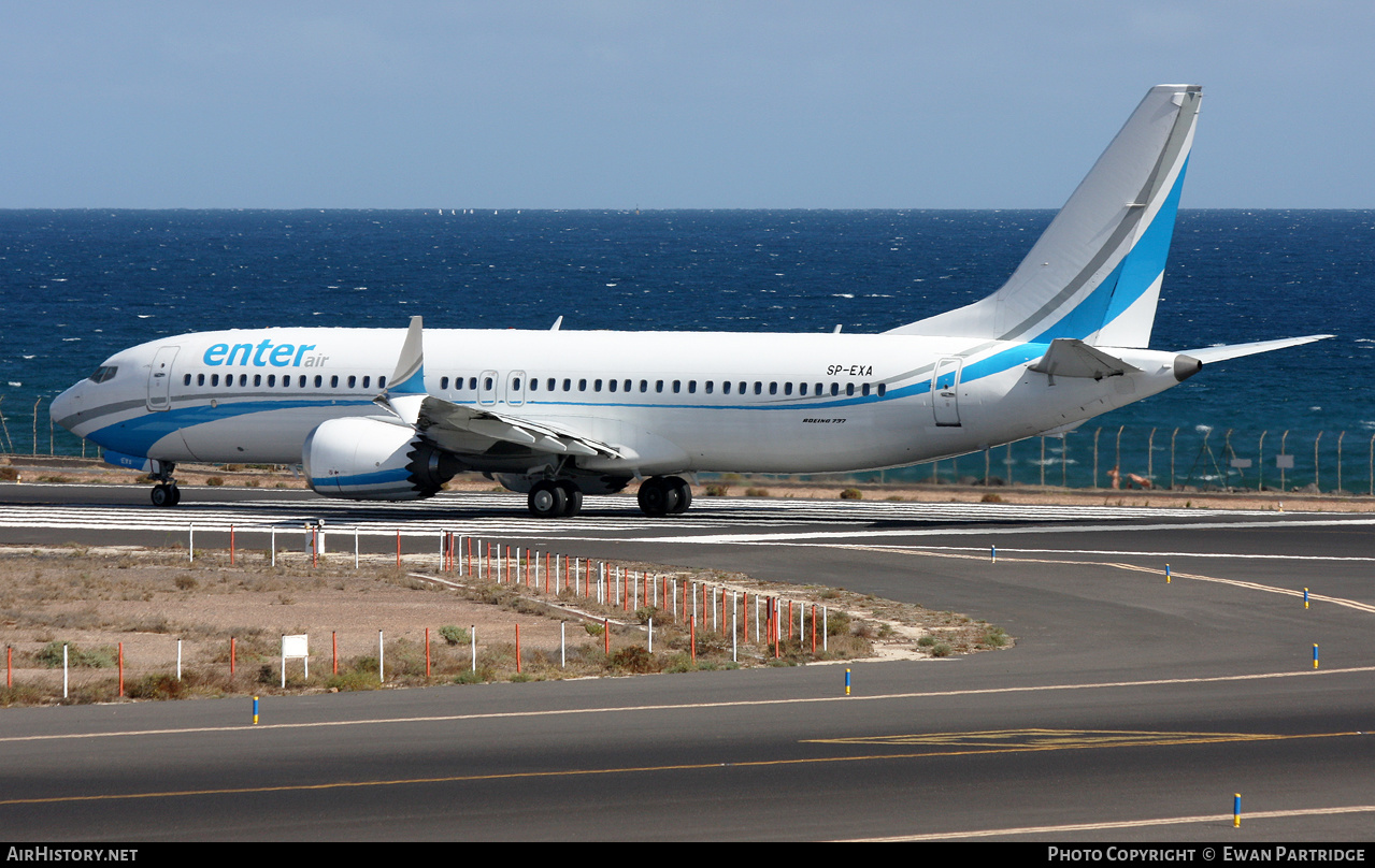 Aircraft Photo of SP-EXA | Boeing 737-8 Max 8 | Enter Air | AirHistory.net #623419