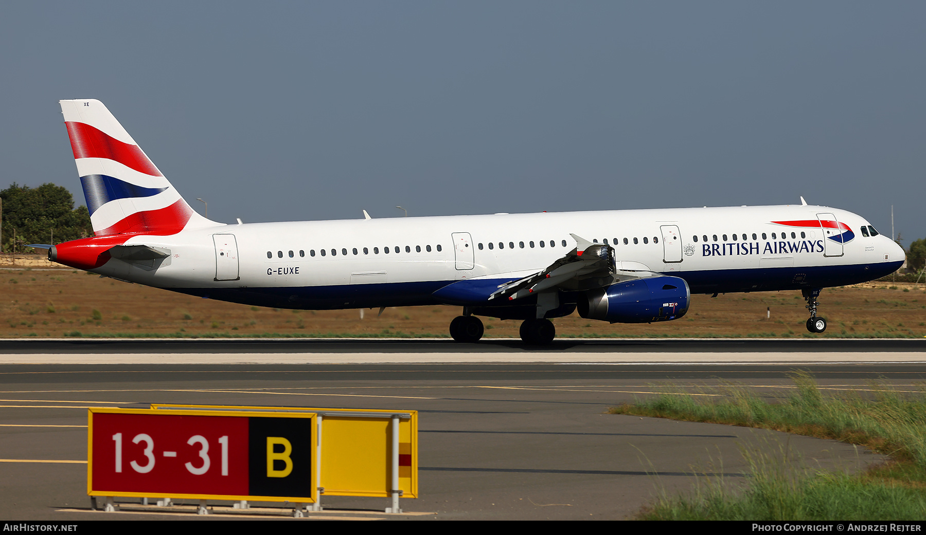 Aircraft Photo of G-EUXE | Airbus A321-231 | British Airways | AirHistory.net #623450