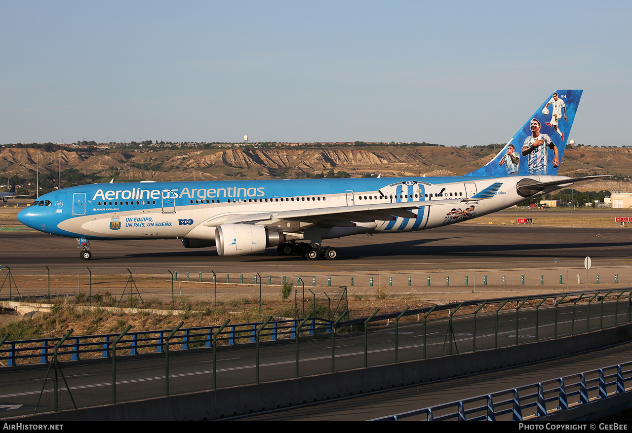 Aircraft Photo of LV-FVH | Airbus A330-202 | Aerolíneas Argentinas | AirHistory.net #623536