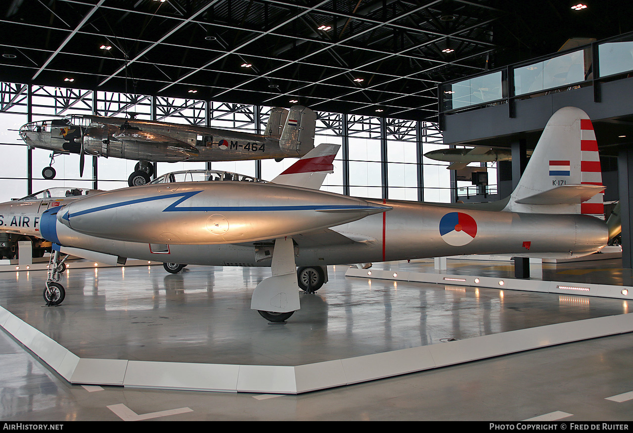 Aircraft Photo of K-171 | Republic F-84G Thunderjet | Netherlands - Air Force | AirHistory.net #623546