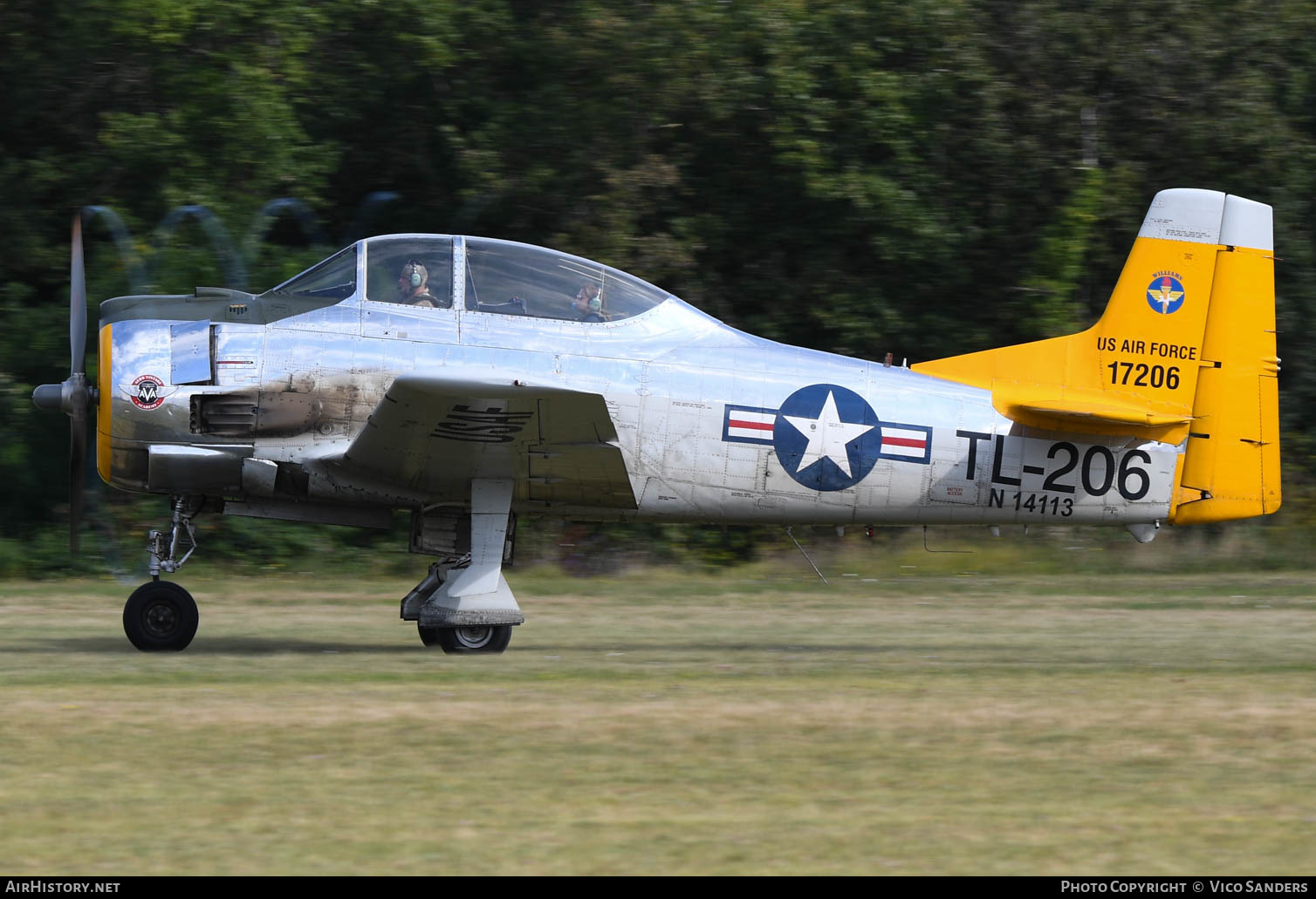 Aircraft Photo of N14113 / 17206 | North American AT-28D Trojan | AVA - Aero Vintage Academy | USA - Air Force | AirHistory.net #623552