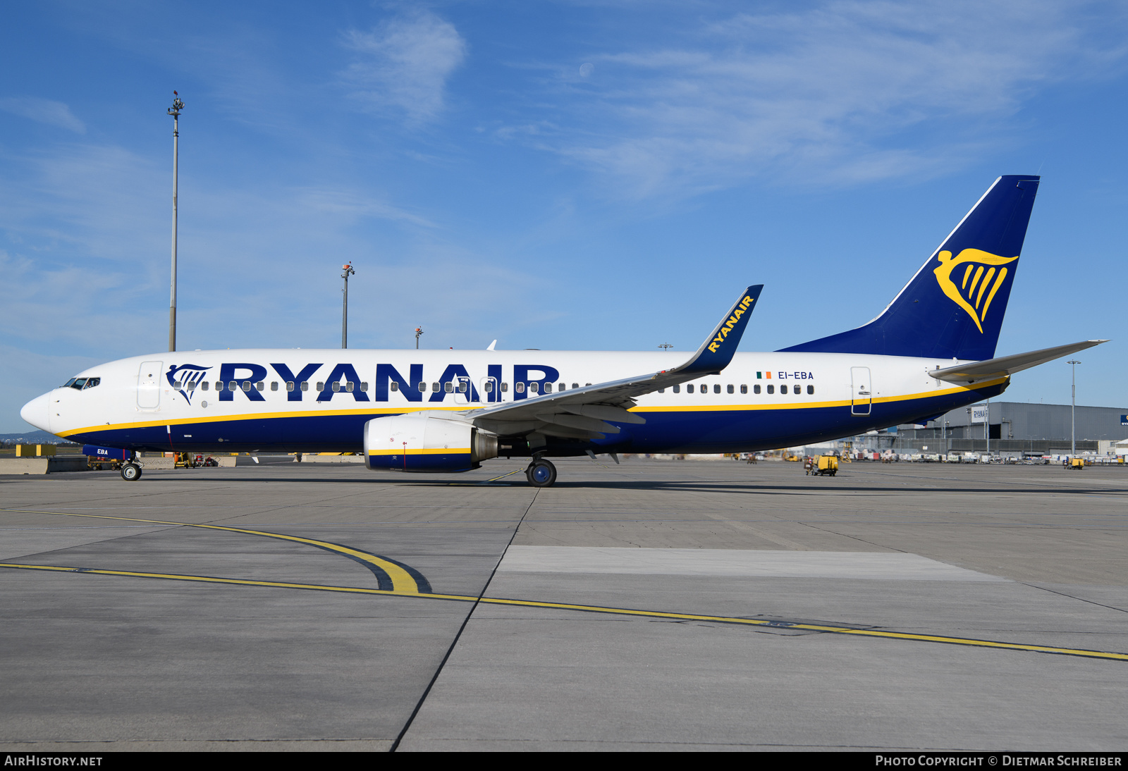 Aircraft Photo of EI-EBA | Boeing 737-8AS | Ryanair | AirHistory.net #623591