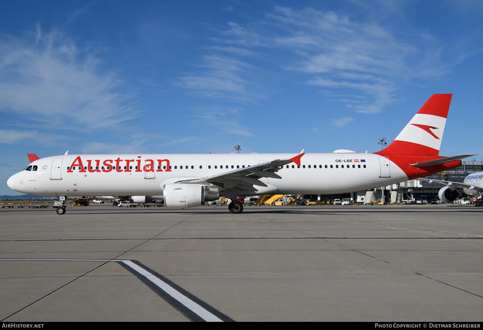 Aircraft Photo of OE-LBE | Airbus A321-211 | Austrian Airlines | AirHistory.net #623596
