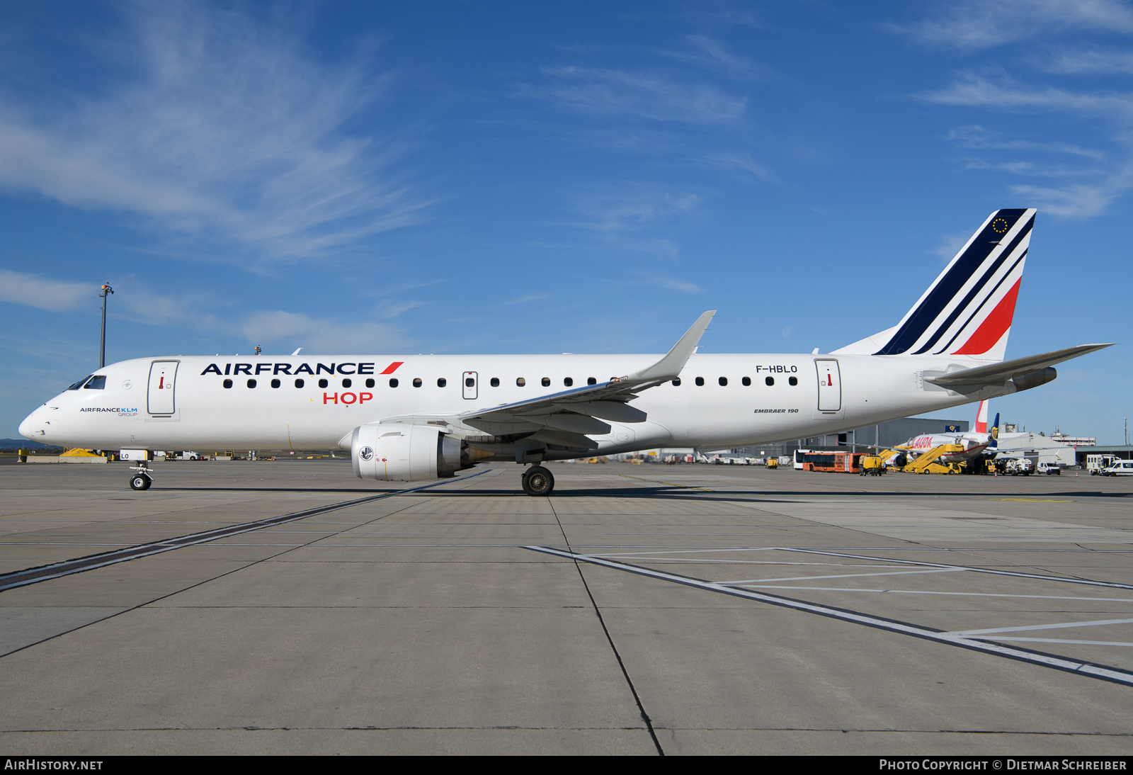 Aircraft Photo of F-HBLO | Embraer 190STD (ERJ-190-100STD) | Air France | AirHistory.net #623598