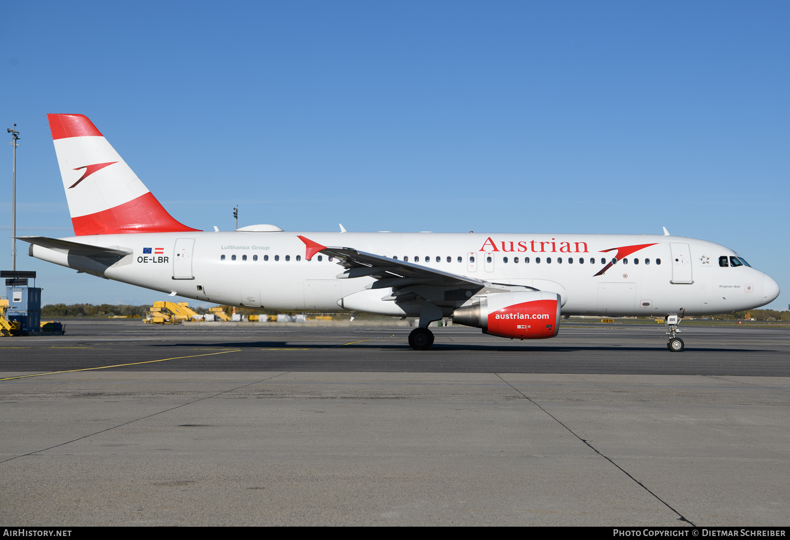 Aircraft Photo of OE-LBR | Airbus A320-214 | Austrian Airlines | AirHistory.net #623613