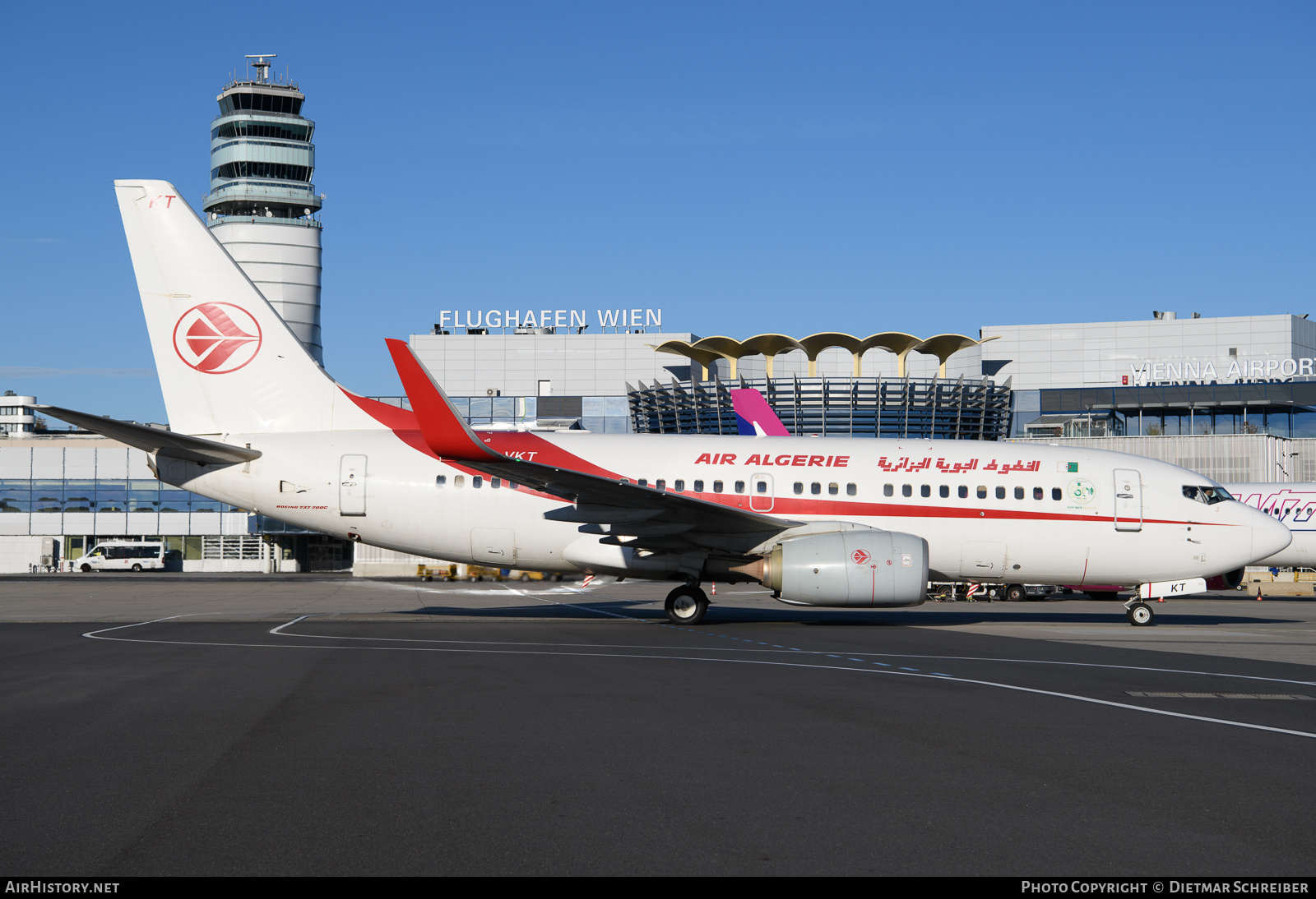 Aircraft Photo of 7T-VKT | Boeing 737-7D6C | Air Algérie | AirHistory.net #623624