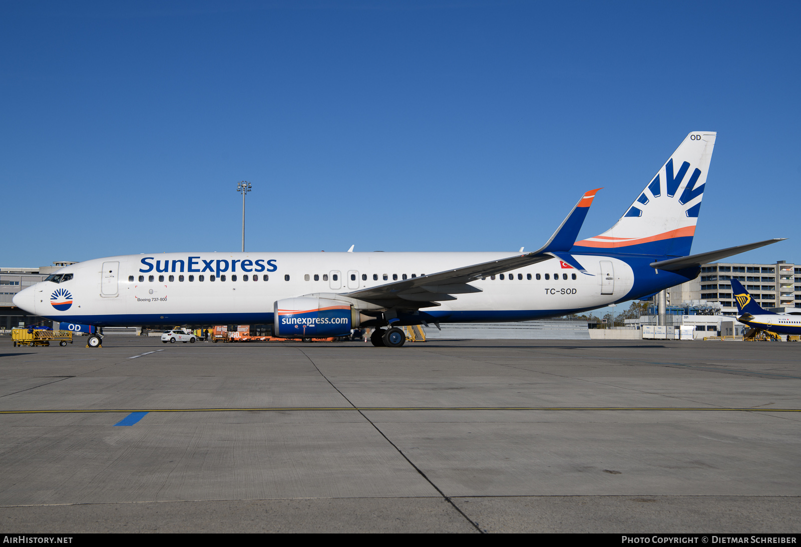 Aircraft Photo of TC-SOD | Boeing 737-800 | SunExpress | AirHistory.net #623625