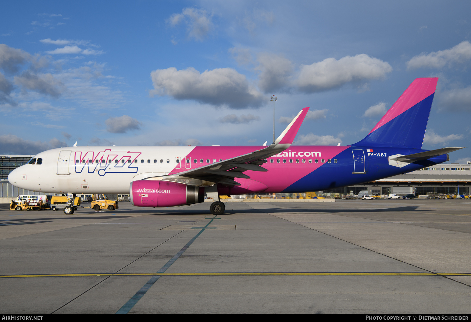 Aircraft Photo of 9H-WBT | Airbus A320-232 | Wizz Air | AirHistory.net #623683