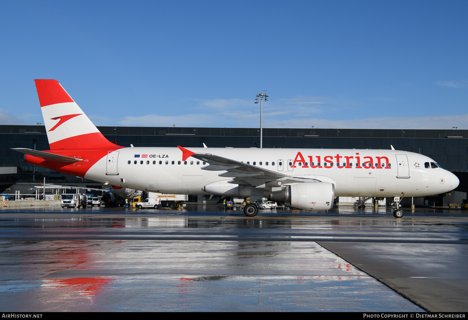 Aircraft Photo of OE-LZA | Airbus A320-214 | Austrian Airlines | AirHistory.net #623693