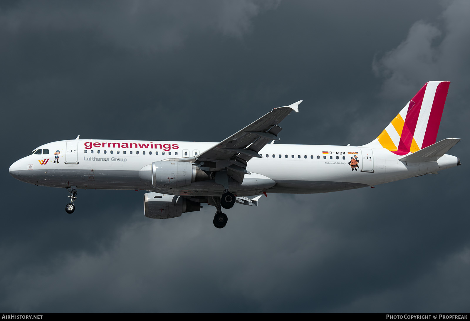 Aircraft Photo of D-AIQM | Airbus A320-211 | Germanwings | AirHistory.net #623710