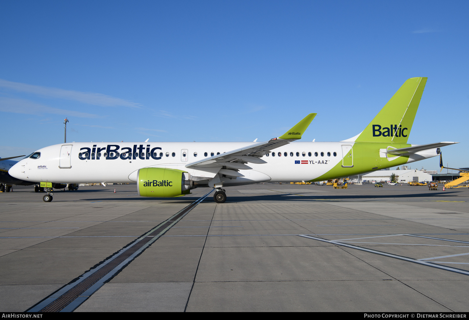 Aircraft Photo of YL-AAZ | Airbus A220-371 (BD-500-1A11) | AirBaltic | AirHistory.net #623713