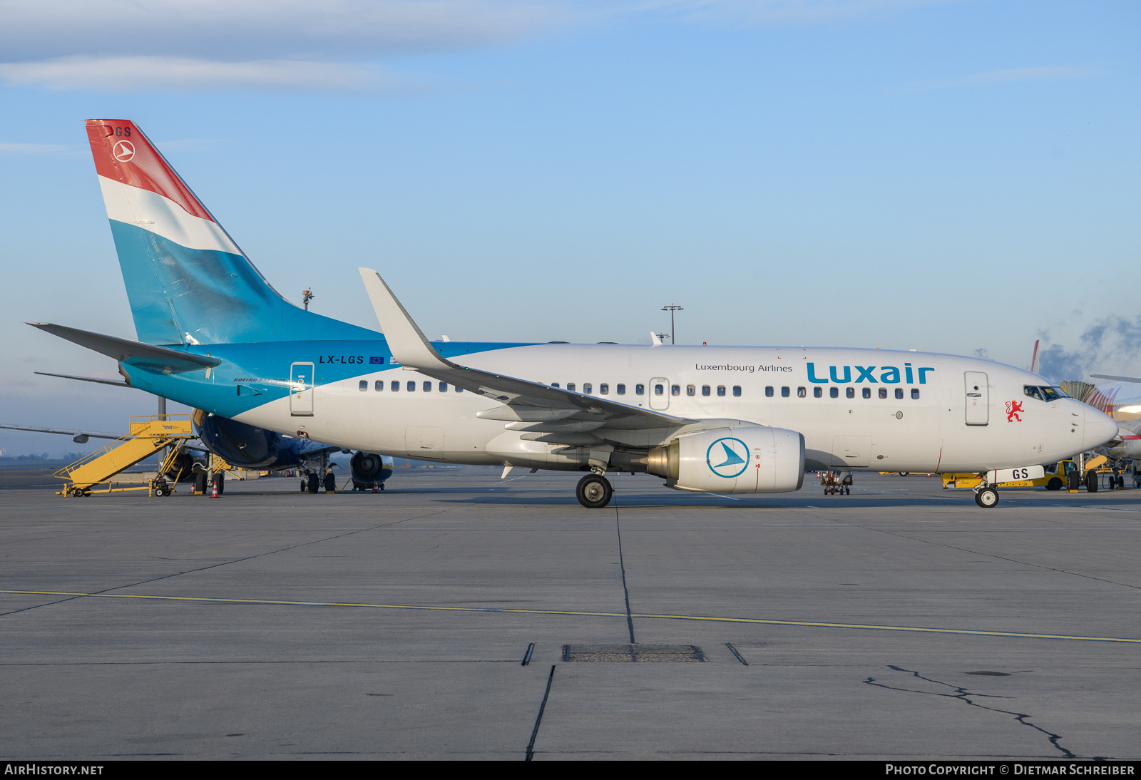 Aircraft Photo of LX-LGS | Boeing 737-7C9 | Luxair | AirHistory.net #623729