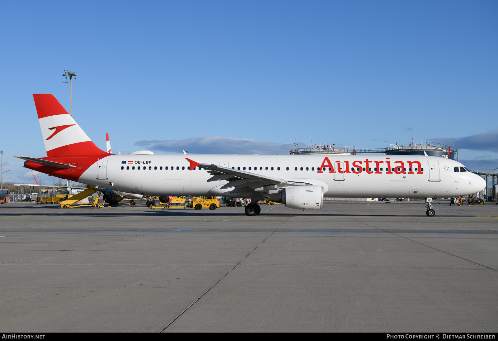 Aircraft Photo of OE-LBF | Airbus A321-211 | Austrian Airlines | AirHistory.net #623734