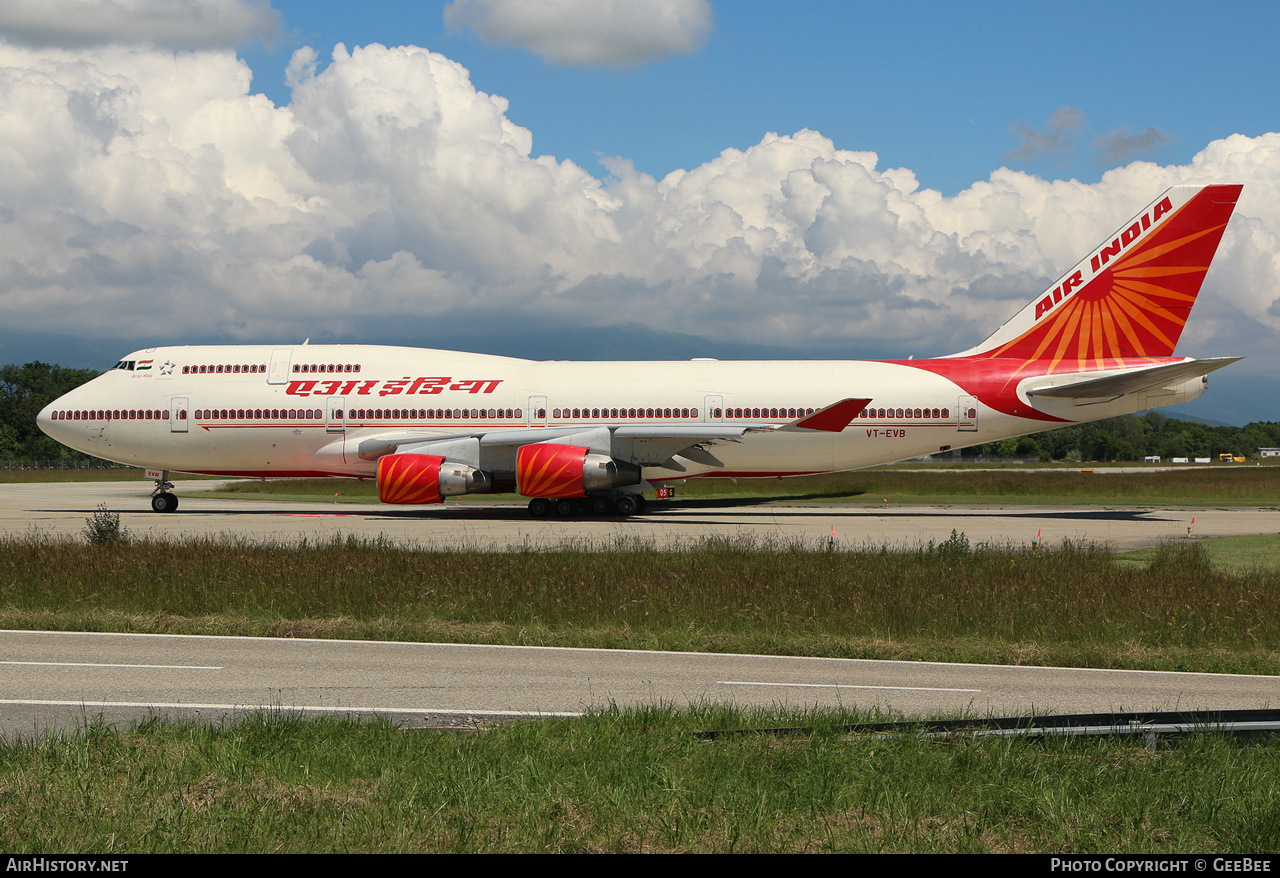 Aircraft Photo of VT-EVB | Boeing 747-437 | Air India | AirHistory.net #623738