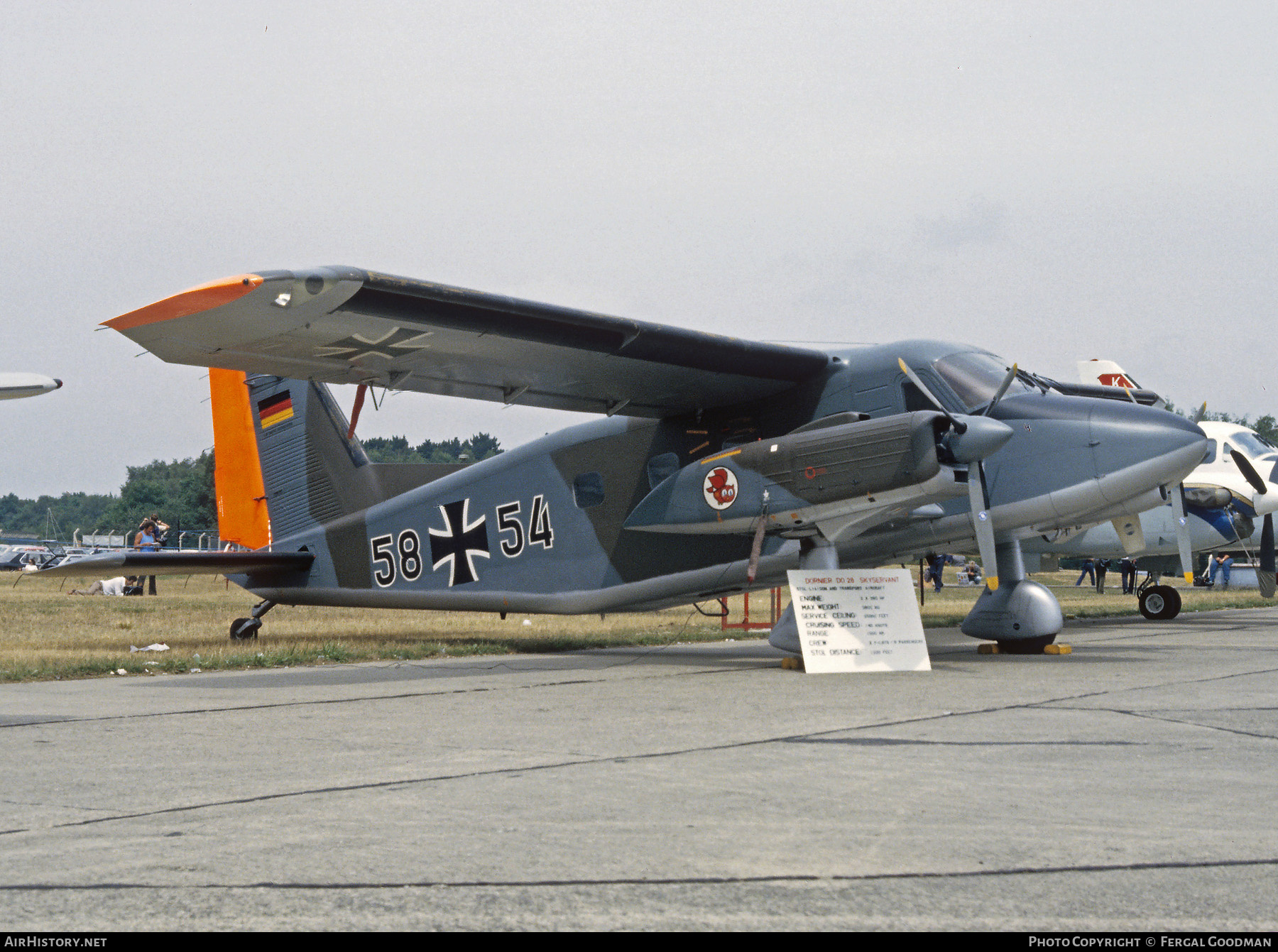 Aircraft Photo of 5854 | Dornier Do-28D-2 Skyservant | Germany - Air Force | AirHistory.net #623777