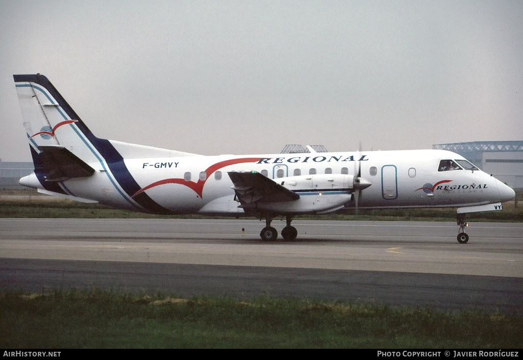 Aircraft Photo of F-GMVY | Saab 340B/Plus | Régional Airlines | AirHistory.net #623779