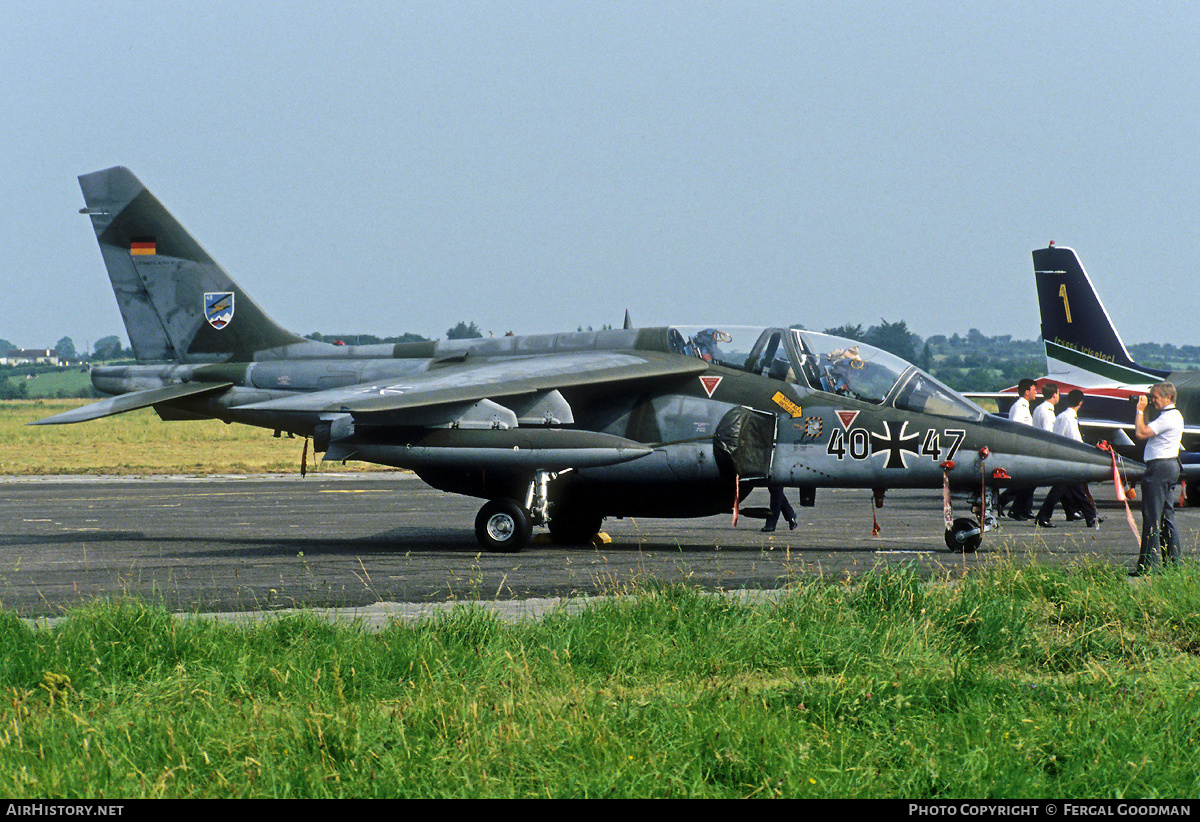 Aircraft Photo of 4047 | Dassault-Dornier Alpha Jet A | Germany - Air Force | AirHistory.net #623785