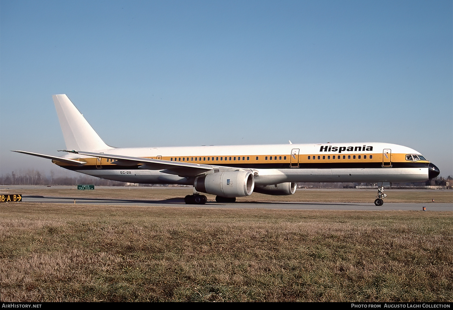 Aircraft Photo of EC-211 | Boeing 757-200 | Hispania Líneas Aéreas | AirHistory.net #623820