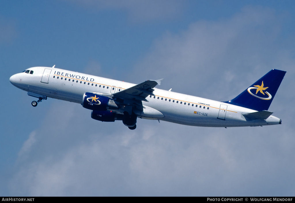 Aircraft Photo of EC-GZE | Airbus A320-231 | Iberworld Airlines | AirHistory.net #623857