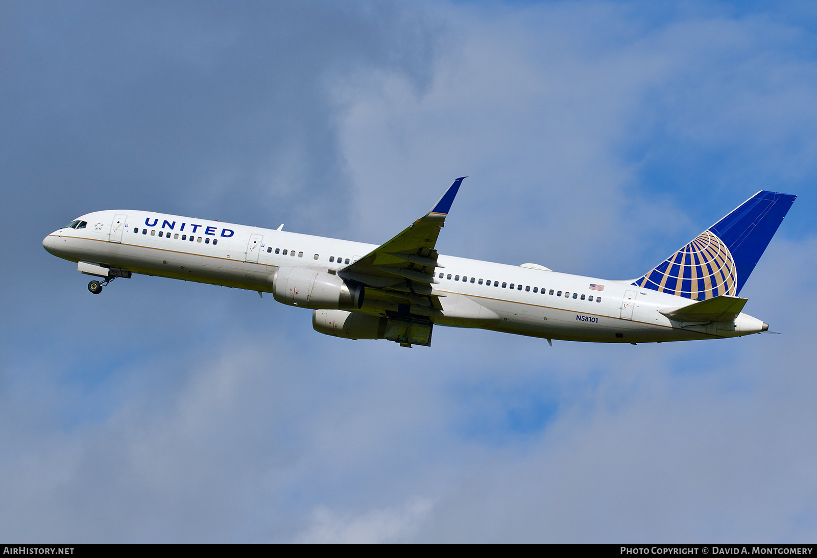 Aircraft Photo of N58101 | Boeing 757-224 | United Airlines | AirHistory.net #623863