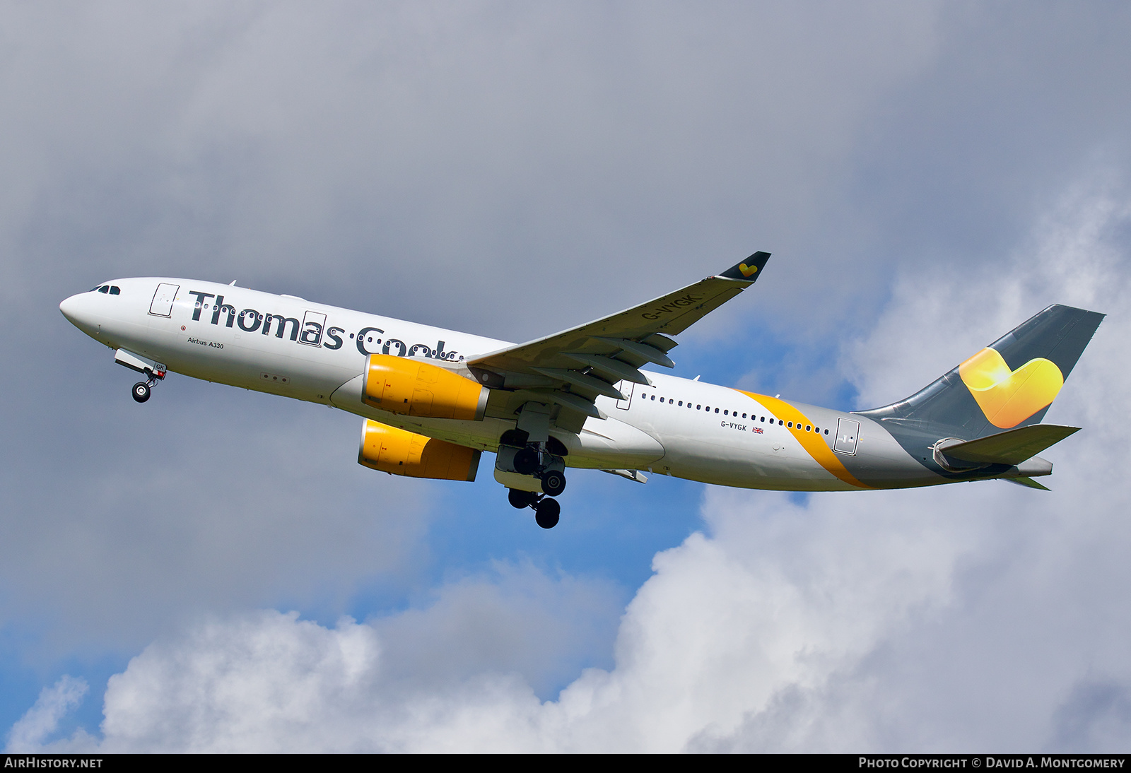 Aircraft Photo of G-VYGK | Airbus A330-243 | Thomas Cook Airlines | AirHistory.net #623869