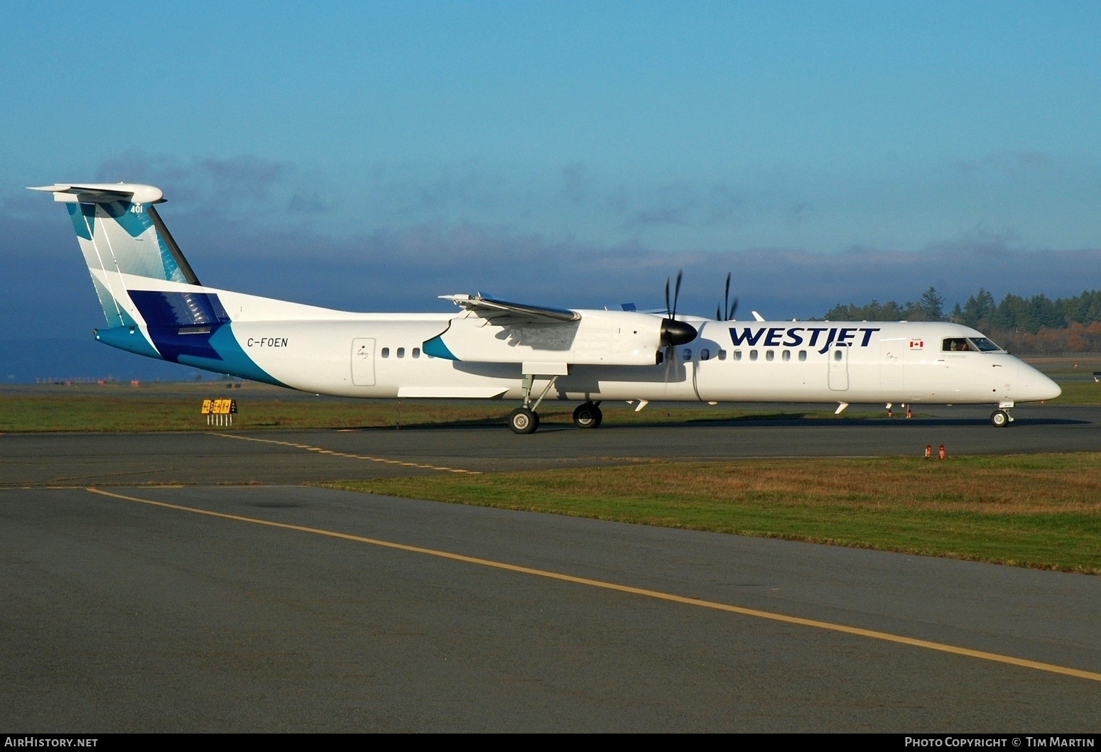 Aircraft Photo of C-FOEN | Bombardier DHC-8-402 Dash 8 | WestJet | AirHistory.net #623891