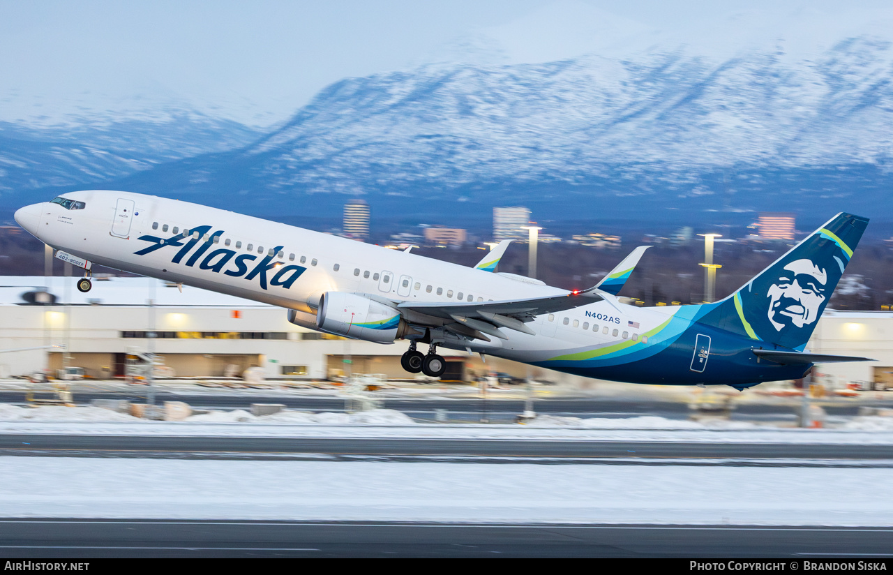 Aircraft Photo of N402AS | Boeing 737-990/ER | Alaska Airlines | AirHistory.net #623898