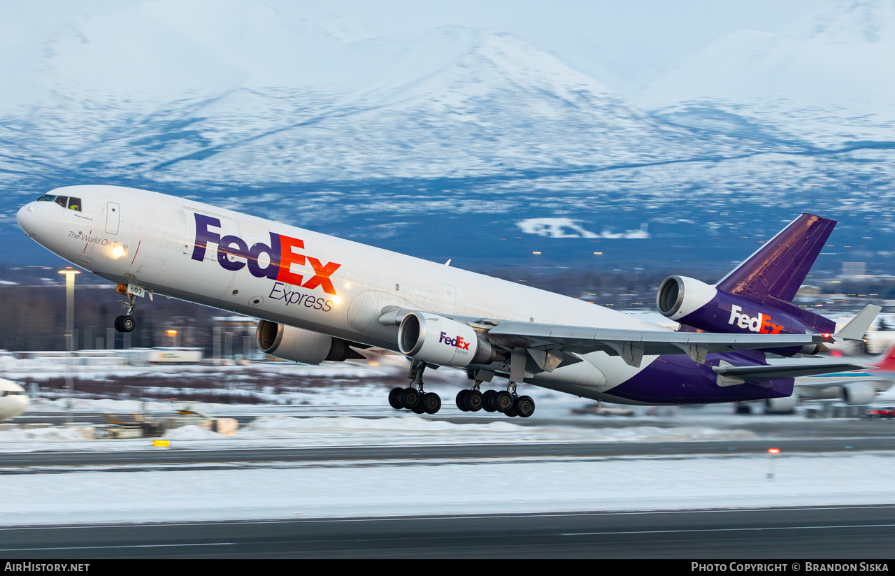 Aircraft Photo of N603FE | McDonnell Douglas MD-11F | FedEx Express - Federal Express | AirHistory.net #623909