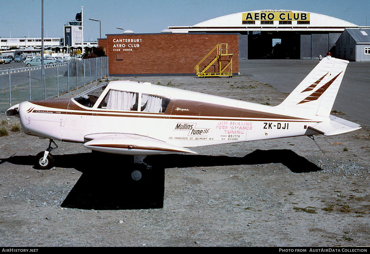 Aircraft Photo of ZK-DJI | Piper PA-28-140 Cherokee | Jim Mullins Performance Tuning | AirHistory.net #623911