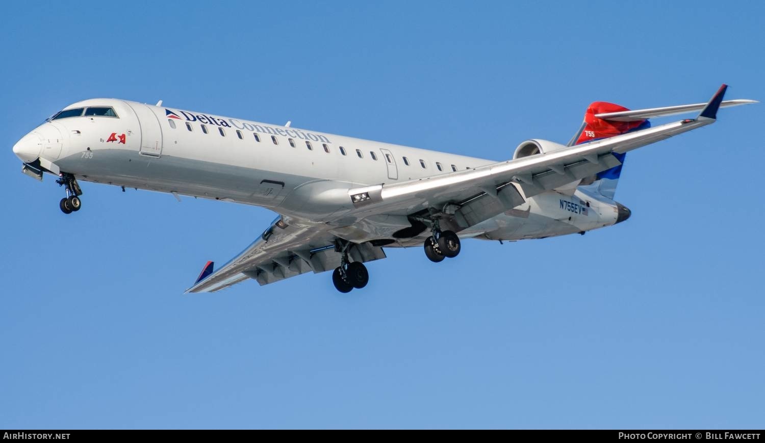 Aircraft Photo of N755EV | Bombardier CRJ-701ER (CL-600-2C10) | Delta Connection | AirHistory.net #623926