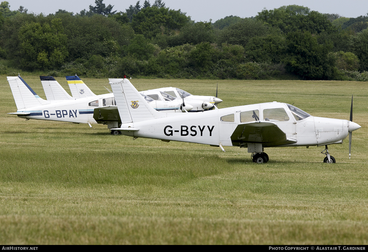 Aircraft Photo of G-BSYY | Piper PA-28-161 Cherokee Warrior II | WLAC - West London Aero Club | AirHistory.net #623936