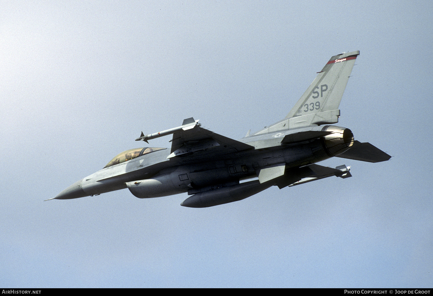 Aircraft Photo of 91-0339 / AF91-339 | General Dynamics F-16C Fighting Falcon | USA - Air Force | AirHistory.net #623938